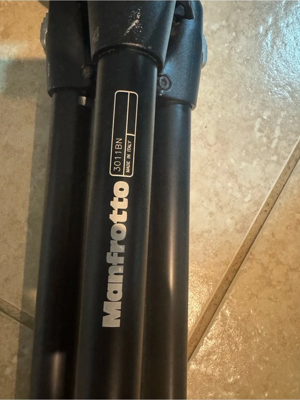 Manfrotto black tripod
